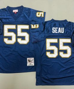 Junior Seau San Diego Chargerss Authentic Throwback Retired Player Jersey