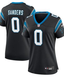 Alternative view of Ja'Tavion Sanders Carolina Panthers Nike Women's  Game Jersey -  Black