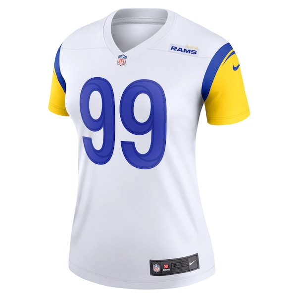 Aaron Donald Los Angeles Rams Nike Women's Legend Jersey - White - Image 2