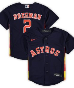 Alex Bregman Houston Astros Nike Preschool Alternate Replica Player Jersey - Navy