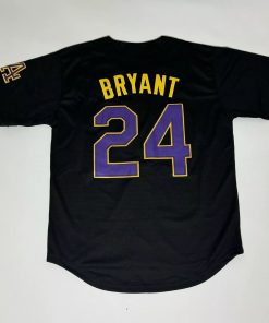 Alternative view of Kobe Bryant Legend Los Angeles Dodgers 8/24 Special Jersey ¨C Black