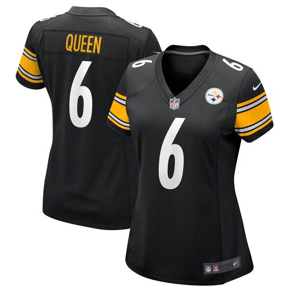 Patrick Queen Pittsburgh Steelers Nike Women's Game Jersey - Black - Image 2