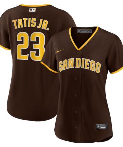 Fernando Tat¨ªs Jr. San Diego Padres Nike Women's Road Replica Player Jersey - Brown/White