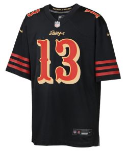 Alternative view of Brock Purdy San Francisco 49ers Nike Youth 2025 Rivalries Collection Game Jersey - Black