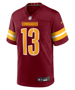 Alternative view of Tay Martin Washington Commanders Nike Team Game Jersey -  Burgundy