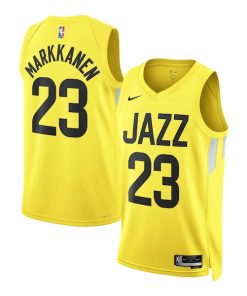 Lauri Markkanen Utah Jazz Nike Unisex Swingman Jersey - Icon Edition - Gold