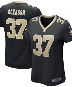 Steve Gleason New Orleans Saints Nike Women's Game Retired Player Jersey - Black