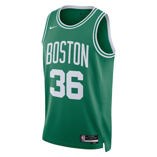 Marcus Smart Boston Celtics Nike Unisex Swingman Jersey - Icon Edition - Kelly Green - Image 2