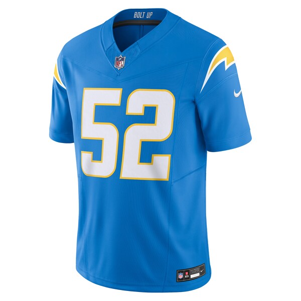 Khalil Mack Los Angeles Chargers Nike Vapor F.U.S.E. Limited Jersey - Powder Blue - Image 2