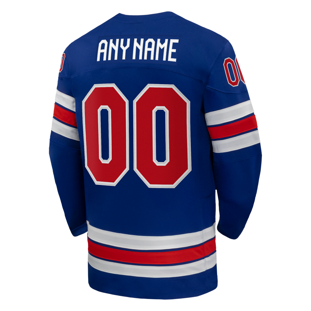 USA Hockey Nike 2026 Home Replica Custom Jersey - Royal - Image 3