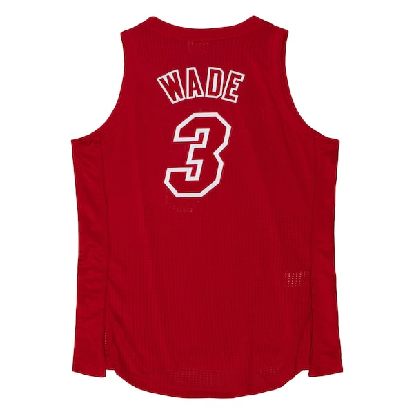 Dwyane Wade Miami Heat 2012 Authentic Player Jersey - Scarlet - Image 3