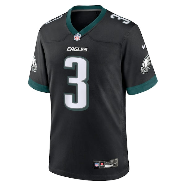 Nolan Smith Philadelphia Eagles Nike Alternate Game Jersey - Black - Image 3