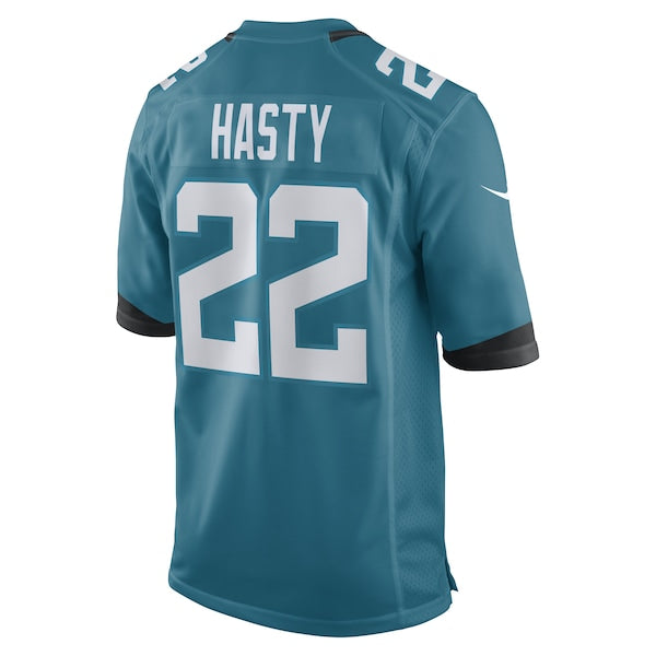 Jamycal Hasty Jacksonville Jaguars Nike Game Player Jersey - Teal - Image 3