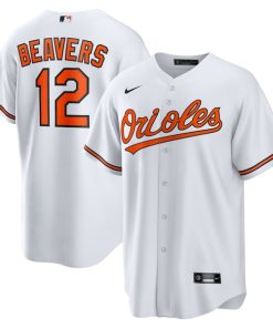 Dylan Beavers Baltimore Orioles Nike Home Replica Jersey - White