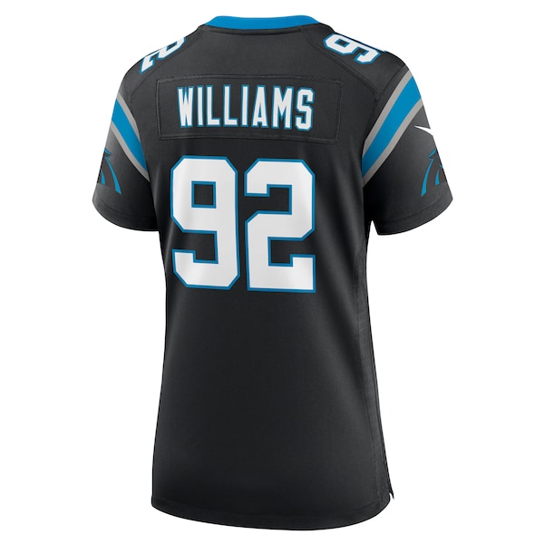 Raequan Williams Carolina Panthers Nike Women's Team Game Jersey - Black - Image 3
