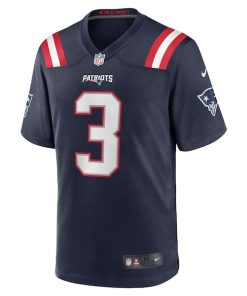 Alternative view of Jabrill Peppers New England Patriots Nike Game Jersey - Navy