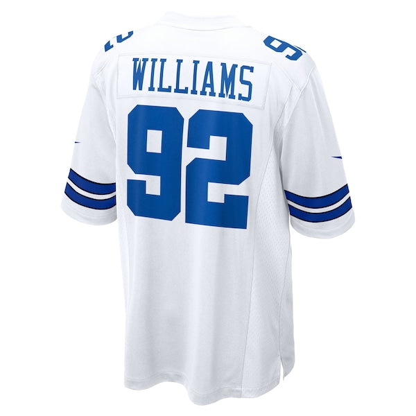 Quinnen Williams Dallas Cowboys Nike Game Jersey - White/Navy - Image 6