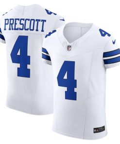 Dak Prescott Dallas Cowboys Nike Vapor F.U.S.E. Elite Jersey - White