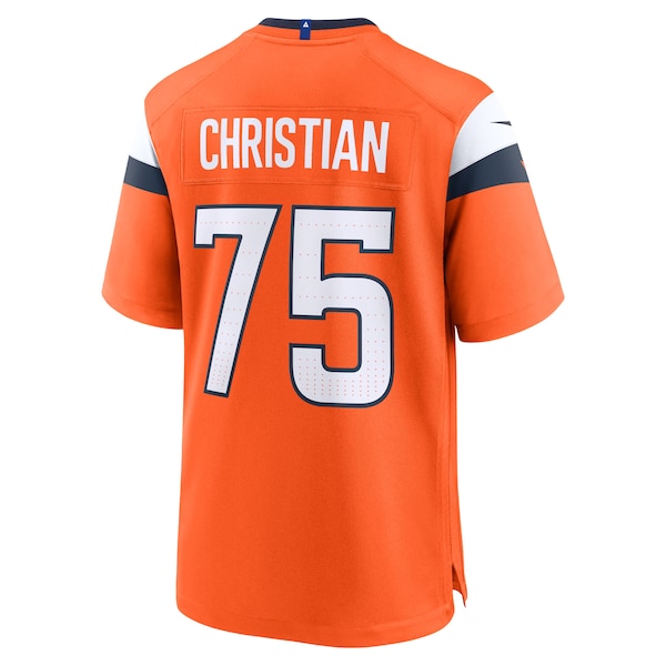 Geron Christian Denver Broncos Nike Team Game Jersey - Orange - Image 3