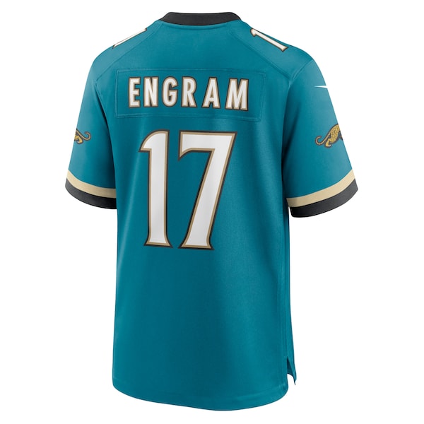 Evan Engram Jacksonville Jaguars Nike Prowler Throwback Player Game Jersey - Teal - Image 3