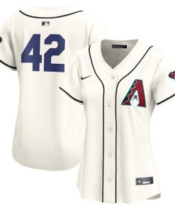 Arizona Diamondbacks Nike Women's 2024 Jackie Robinson Day Home Limited Jersey?¨C White