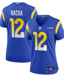 Puka Nacua Los Angeles Rams Nike Women's Game Player Jersey - Royal