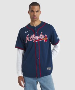 Ronald Acuna Jr. Atlanta Braves Nike 2025 MLB Speedway Classic Alternate Limited Player Jersey - Navy