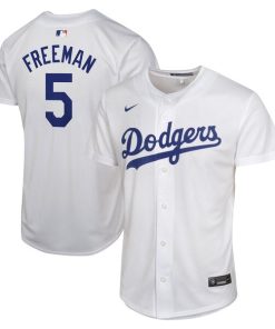 Freddie Freeman Los Angeles Dodgers Nike Youth Home Game Player Jersey - White
