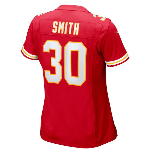 Brashard Smith Kansas City Chiefs Nike Women's Team Game Jersey - Red - Image 3