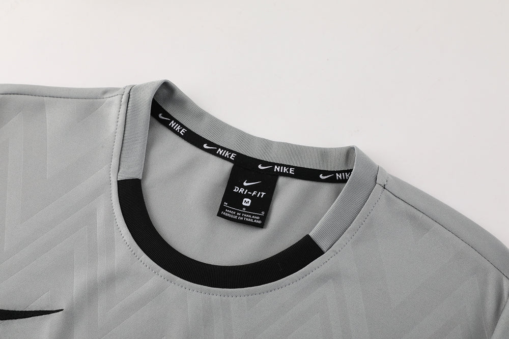 Nike Short Sleeve Training Jersey Set-ND06- Gray - Image 7
