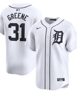 Riley Greene Detroit Tigers Nike Home Limited Player Jersey - White