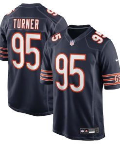 Shemar Turner Chicago Bears Nike Team Game Jersey -  Navy