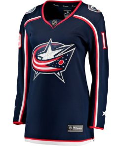 Alternative view of Adam Fantilli Columbus Blue Jackets  Women's Home Premier Breakaway Player Jersey - Navy