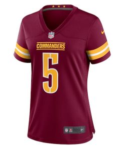 Alternative view of Jayden Daniels Washington Commanders Nike Women's 2024 NFL Draft First Round Pick Player Game Jersey - Burgundy