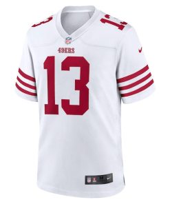 Alternative view of Brock Purdy San Francisco 49ers Nike Game Player Jersey - White