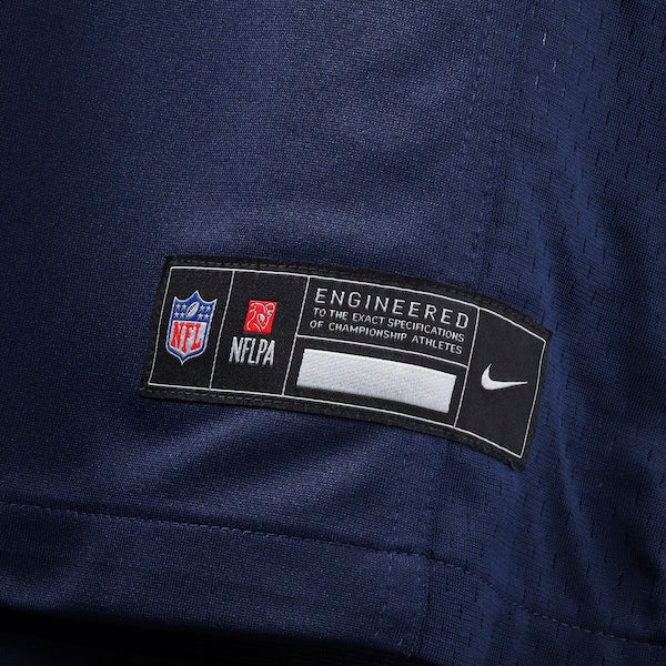 Grey Zabel Seattle Seahawks Nike Team Game Jersey - College Navy - Image 4
