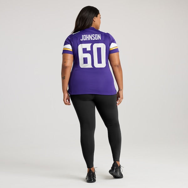Marcellus Johnson Minnesota Vikings Nike Women's Team Game Jersey - Purple - Image 8