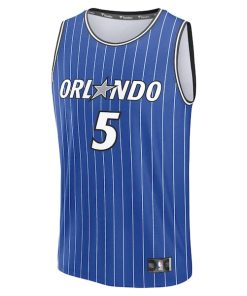 Alternative view of Paolo Banchero Orlando Magic  Fast Break Replica Player Jersey - Icon Edition - Blue