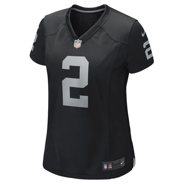 Daniel Carlson Las Vegas Raiders Nike Women's Player Game Jersey - Black - Image 2