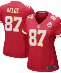 Travis Kelce Kansas City Chiefs Nike Women's Game Jersey - Red