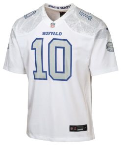 Alternative view of Khalil Shakir Buffalo Bills Nike Youth 2025 Rivalries Collection Game Jersey - White