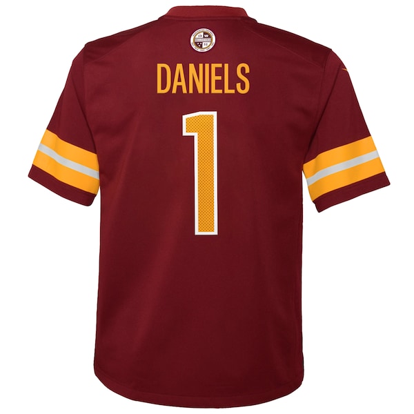 Jayden Daniels Washington Commanders Nike Youth 2024 NFL Draft First Round Pick Player Game Jersey - Burgundy - Image 3