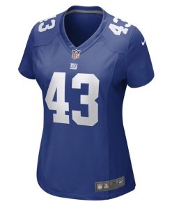 Alternative view of Darrian Beavers New York Giants Nike Women's Game Player Jersey - Royal