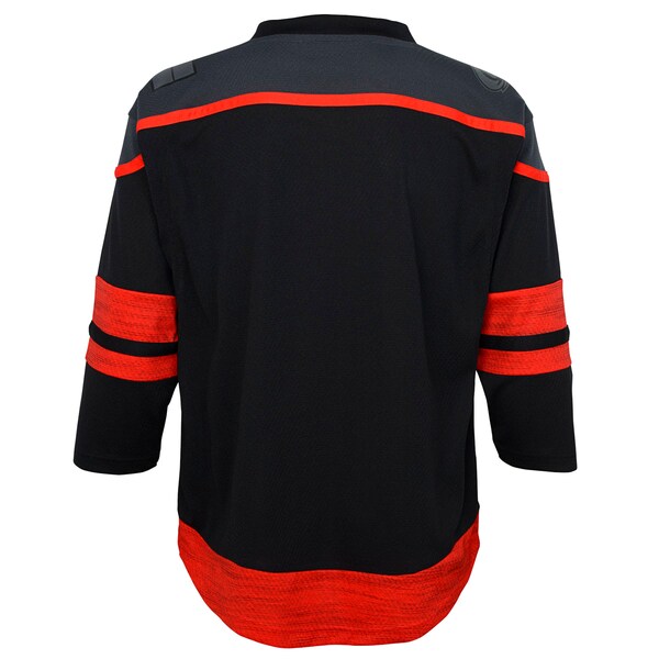 Carolina Hurricanes Youth Home Premier Jersey - Black - Image 3