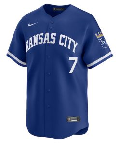 Alternative view of Bobby Witt Jr. Kansas City Royals Nike Alternate Limited Player Jersey?¨C Royal