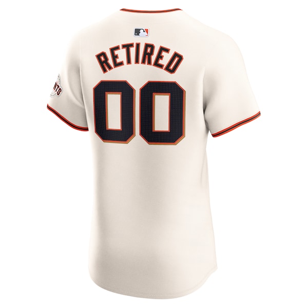 San Francisco Giants Nike Home Elite Pick-A-Player Retired Roster Jersey - Cream - Image 3
