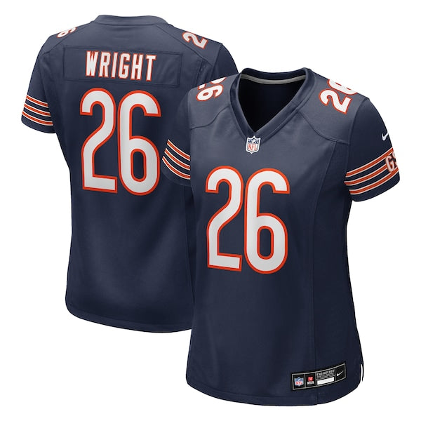 Nahshon Wright Chicago Bears Nike Women's Team Game Jersey - Navy
