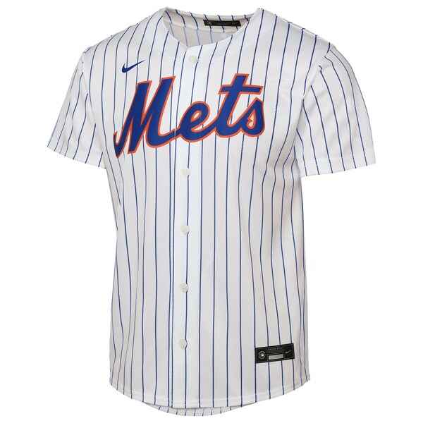 New York Mets Nike Youth Home Replica Jersey - White - Image 2