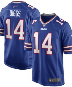 Alternative view of Stefon Diggs Buffalo Bills Nike Game Player Jersey - Royal/White
