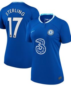 Raheem Sterling Chelsea Nike Women's 2022/23 Home Breathe Stadium Replica Player Jersey - Blue